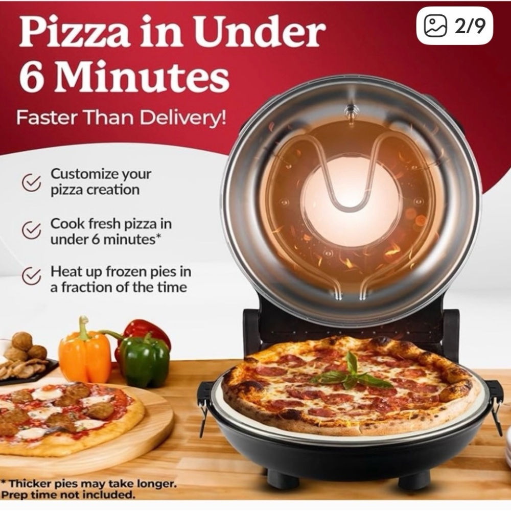 NEW ELECTRIC PIZZA MAKER MAKES GREAT GIFT